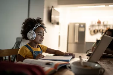girl remote learning