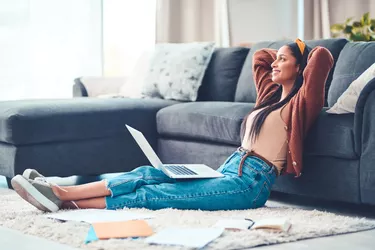 relaxed woman