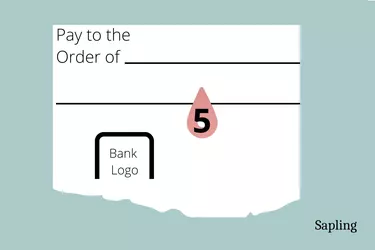image call out 5 - the written out dollar amount on a check
