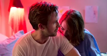 La La Land Emma Stone kissing Ryan Gosling