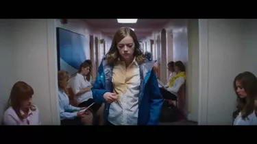 Emma Stone Spilled Coffee