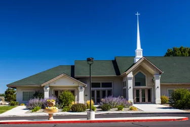 Modern Church With Steeple