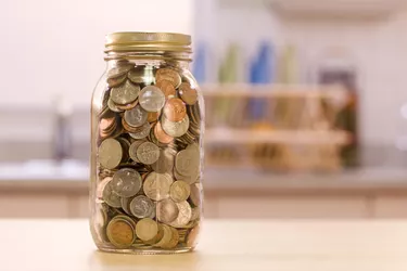 Change in a jar