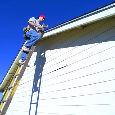 Man on ladder