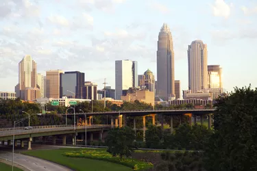 The skyline of Charlotte, North Carolina,  as of June 2003