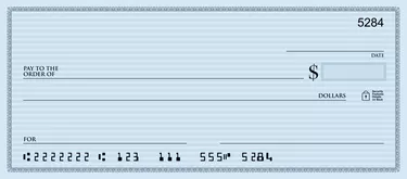 Blank Check Blue