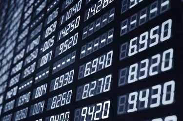 Display of Stock market quotes