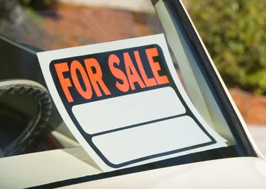 Blank for sale sign