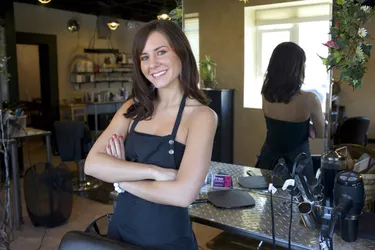 Beauty salon employee