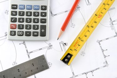 How to Calculate Commercial Property Valuescalculator and pencil and measuring tape and ruler
